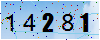 驗證碼為14281